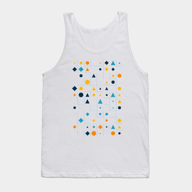 Amazing Geometric Animated Pattern #14 Tank Top by Trendy-Now